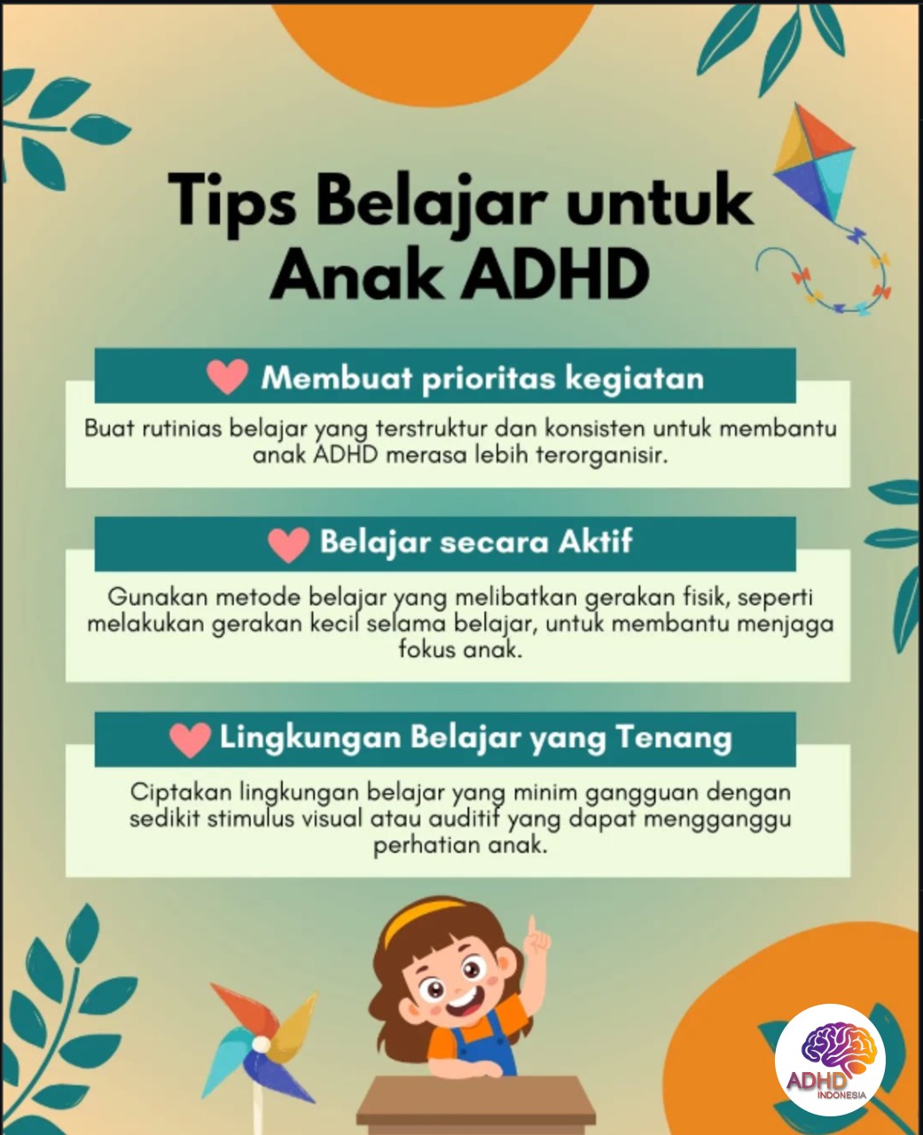 Strategi Belajar yang Cocok untuk Anak ADHD di Provinsi Bali